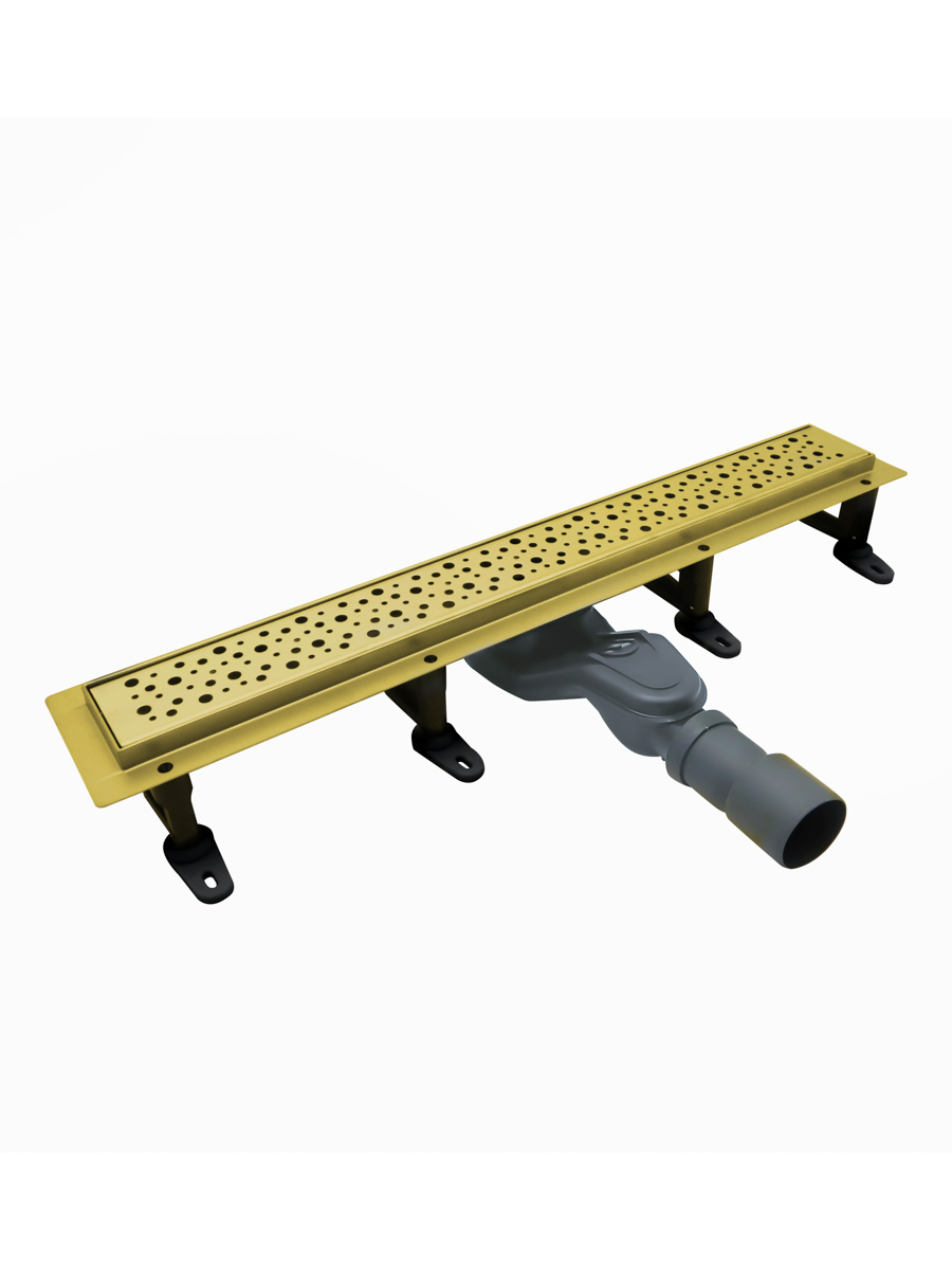 Душевой лоток CEZARES SLIDER-LD-70-BORO брашированное золото