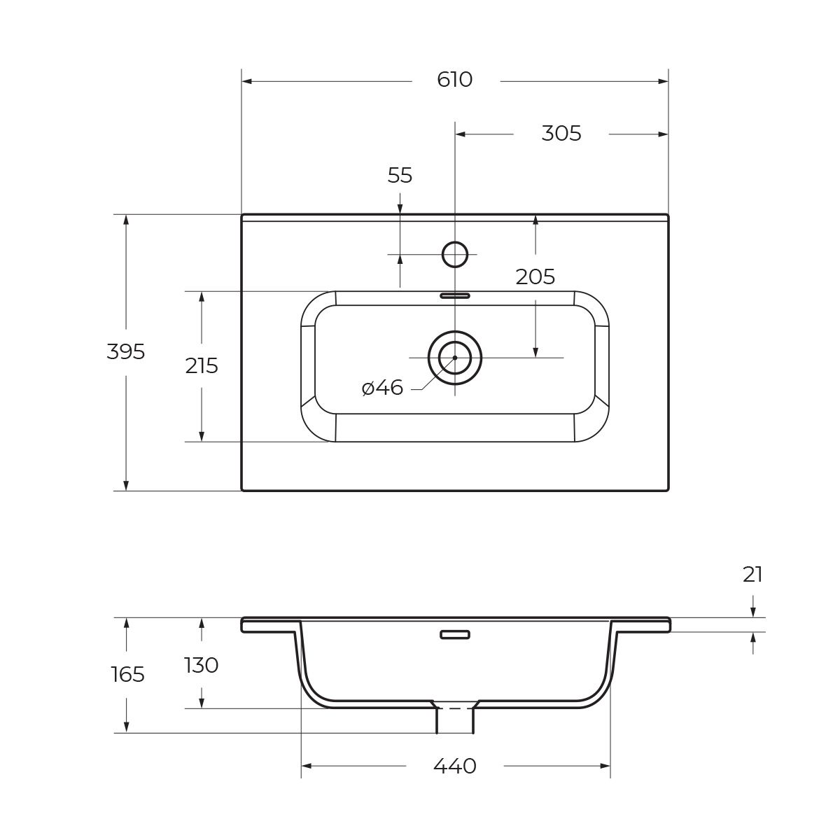Тумба напольная с раковиной BelBagno KRAFT39-600/390-2C-PIA-RT