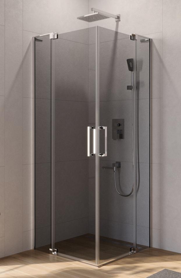 купить Душевой уголок Cezares SLIDER-AH-2-70/80-80/90-GRIGIO-Cr 