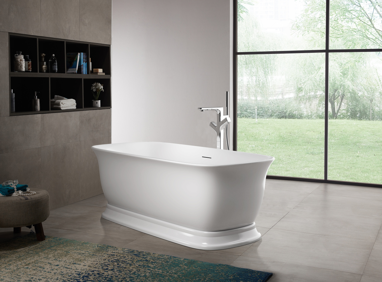 Ванна акриловая отдельностоящая BelBagno BB400-1700-800