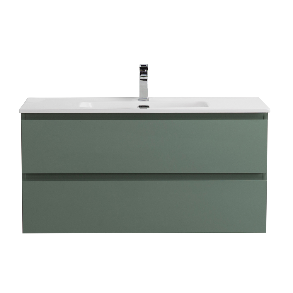 Тумба с раковиной подвесная BelBagno KRAFT-1000-2C-SO-VO Еловый матовый, раковина белая BB1000ETL