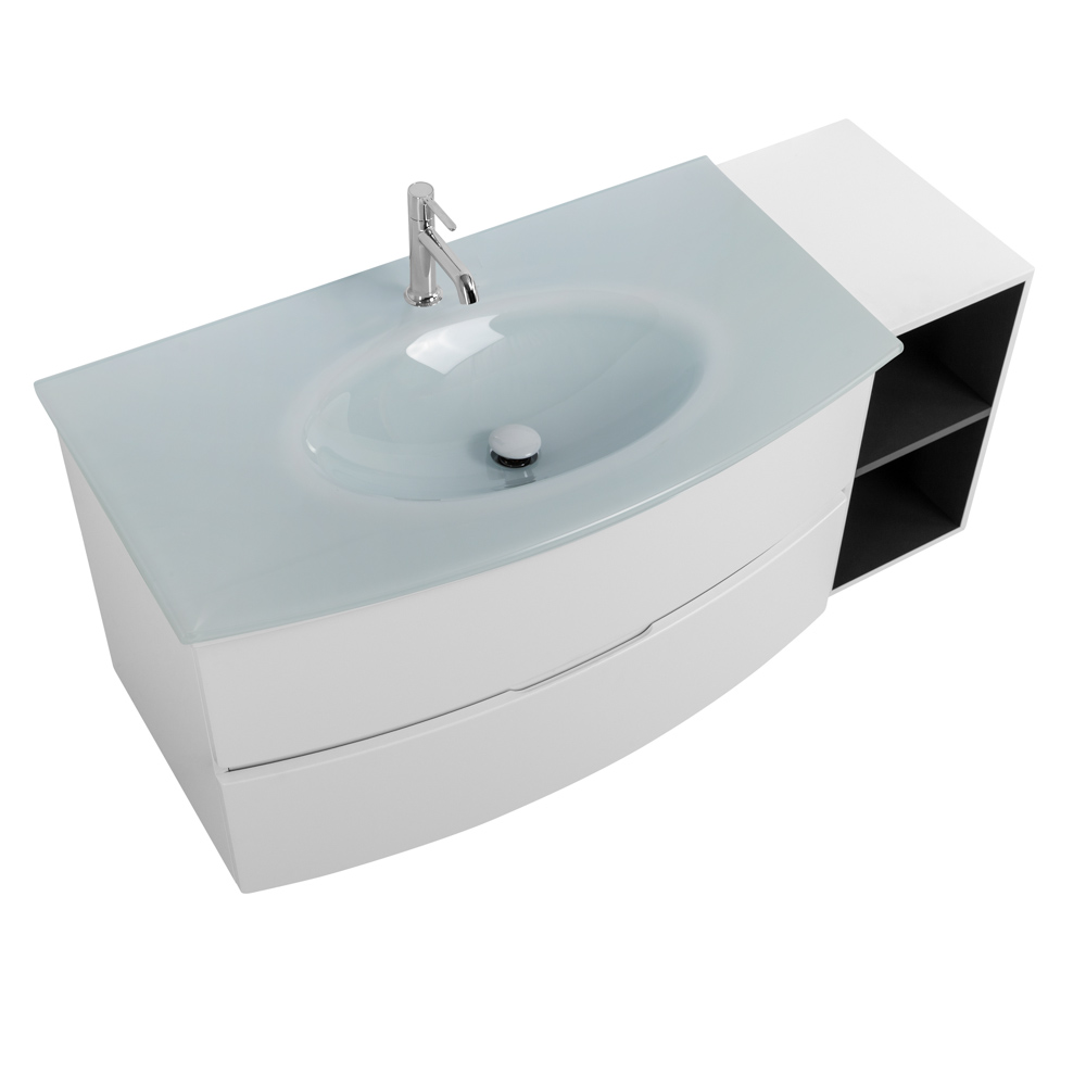 Мебель для ванной Cezares ELETTRA 130 Bianco opaco 55525+55529