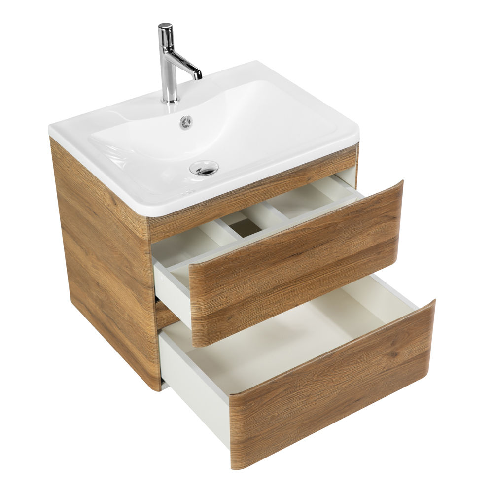 Тумба подвесная с раковиной BelBagno ALBANO-700-2C-SO-RR