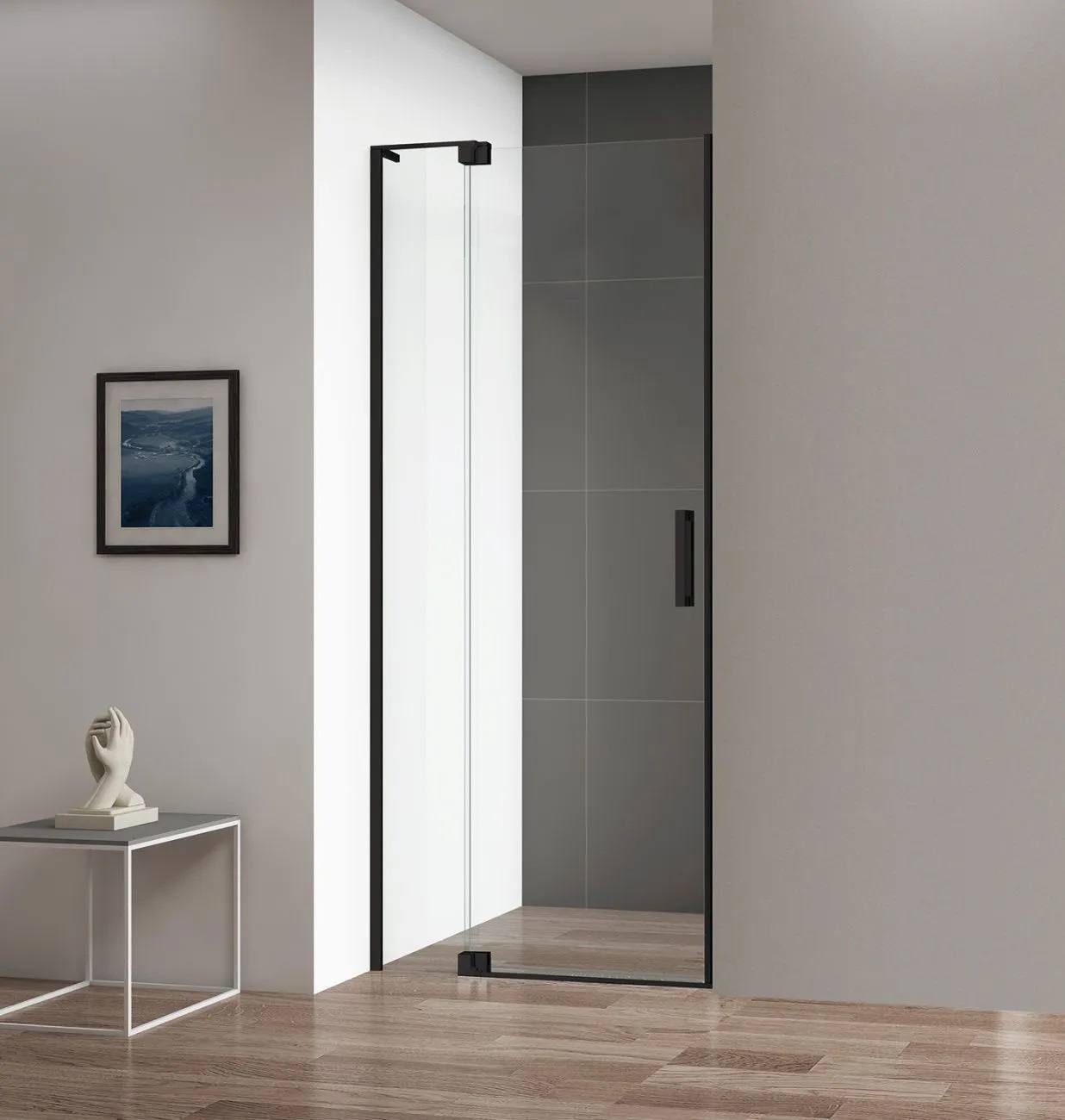 купить Дверь в проём Cezares SLIDER-B-1-80/90-C-NERO 