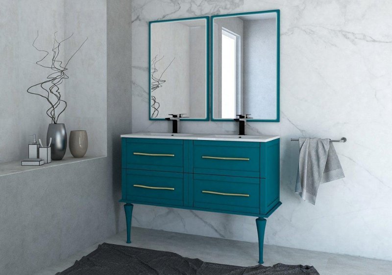 купить Мебель для ванной CEZARES TIFFANY 120 Blu Petrolio 