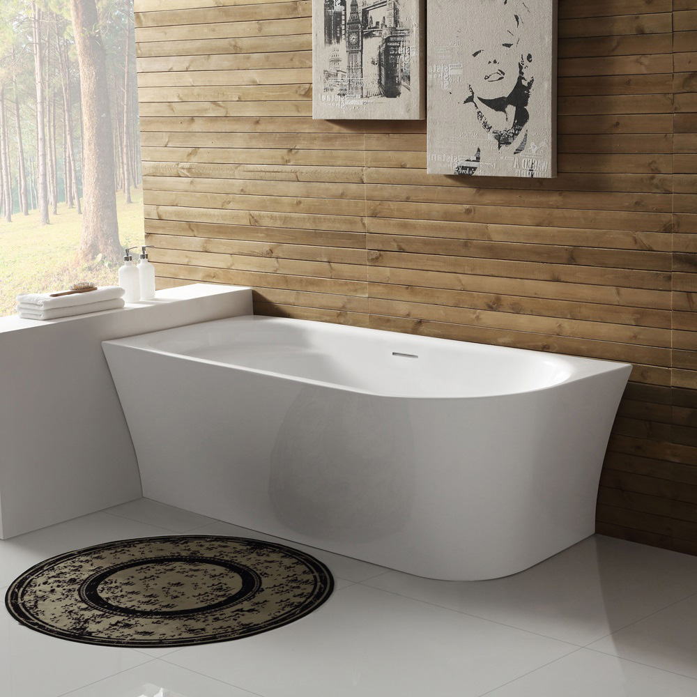 купить Асимметричная угловая акриловая ванна BelBagno BB410-1500-780-L 