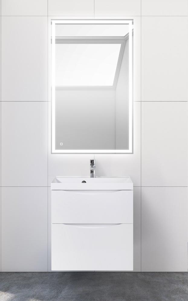 купить Тумба подвесная с раковиной BelBagno MARINO-H60-600-2C-SO-BL-P 