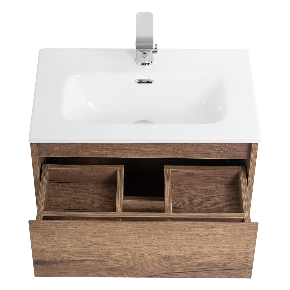 Тумба подвесная с раковиной BelBagno KRAFT 39-500/390-2C-SO-RT