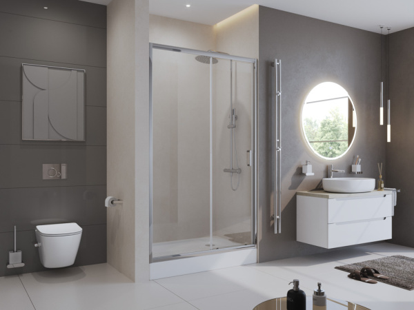 Дверь в проём BelBagno UNO-195-BF-1-140-C-Cr