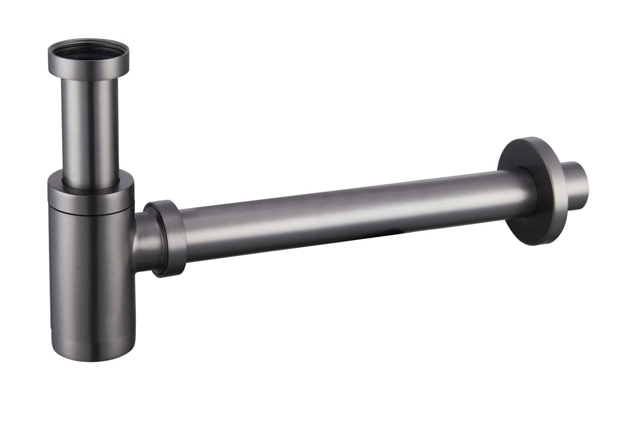 купить Сифон BelBagno BB-SMT2-GM Оружейная сталь 