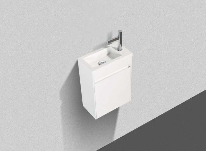 Тумба подвесная под раковину BelBagno PIETRA MINI-400-1A-SO-BL-R