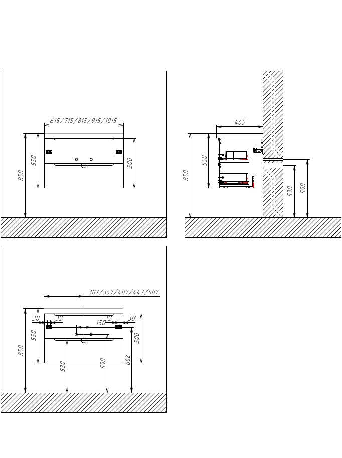 Тумба подвесная BelBagno ETNA-900-2C-SO-RN-P