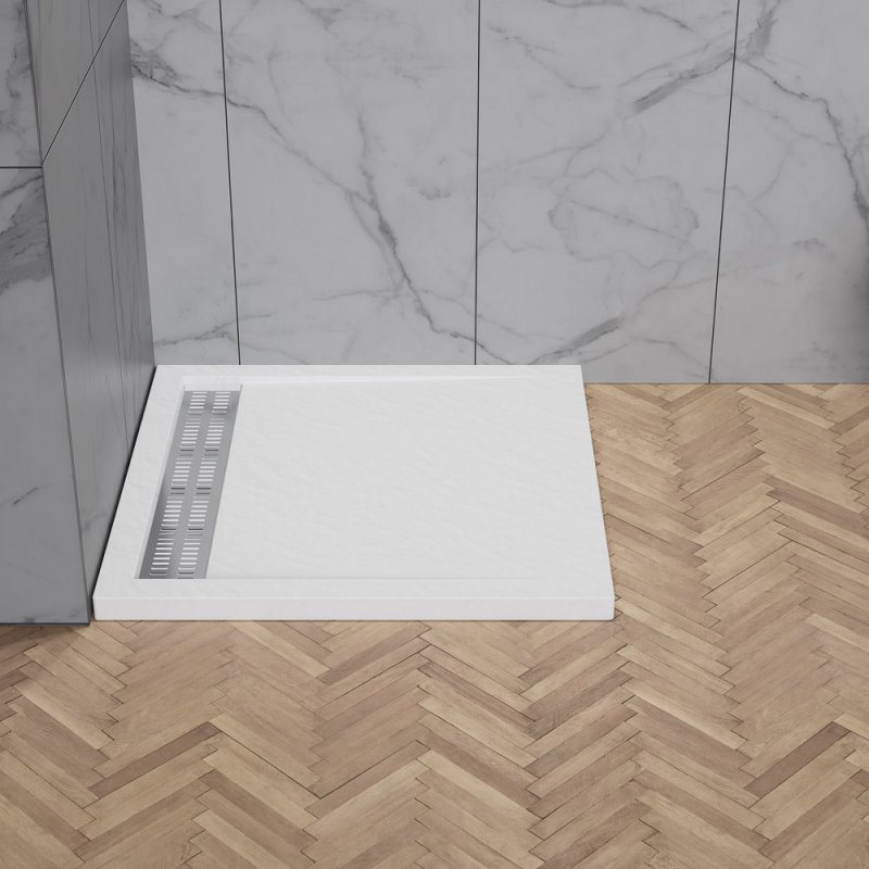 купить Акриловый поддон 100х100 BelBagno TRAY-BB-DUE-A-100-4-W0 без сифона 