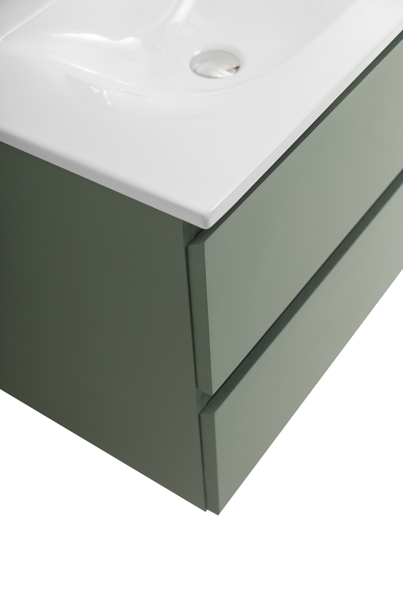 Тумба с раковиной подвесная BelBagno KRAFT-700-2C-SO-VO Еловый матовый, раковина белая BB-8099-70