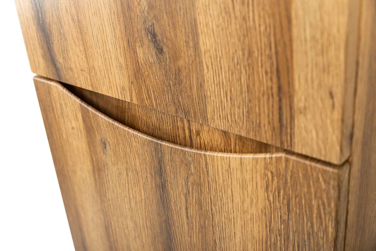 Пенал подвесной BelBagno FLY-MARINO-1500-2A-SC-RR-P-L левосторонний, Rovere Rustico