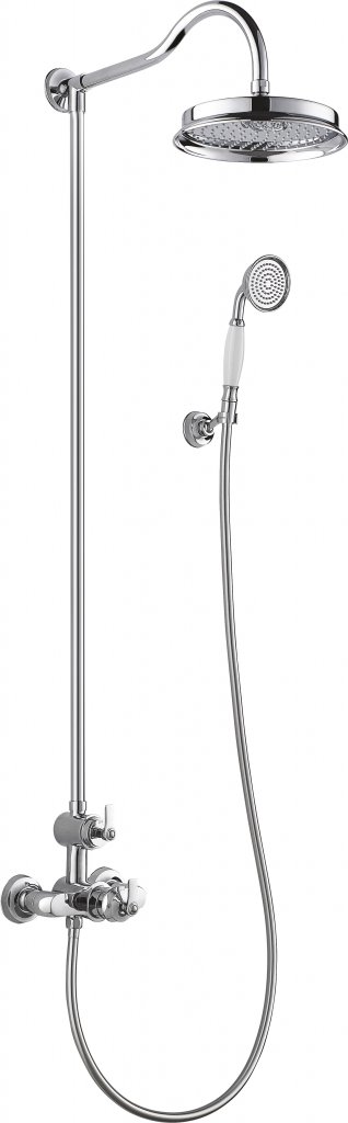 Душевая колонна со смесителем для верхнего и ручного душем CEZARES LIBERTY-F-CD-T-01