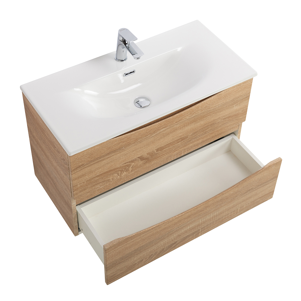 Тумба под раковину подвесная BelBagno MARINO-CER-MINI-800-2C-SO-WO-P