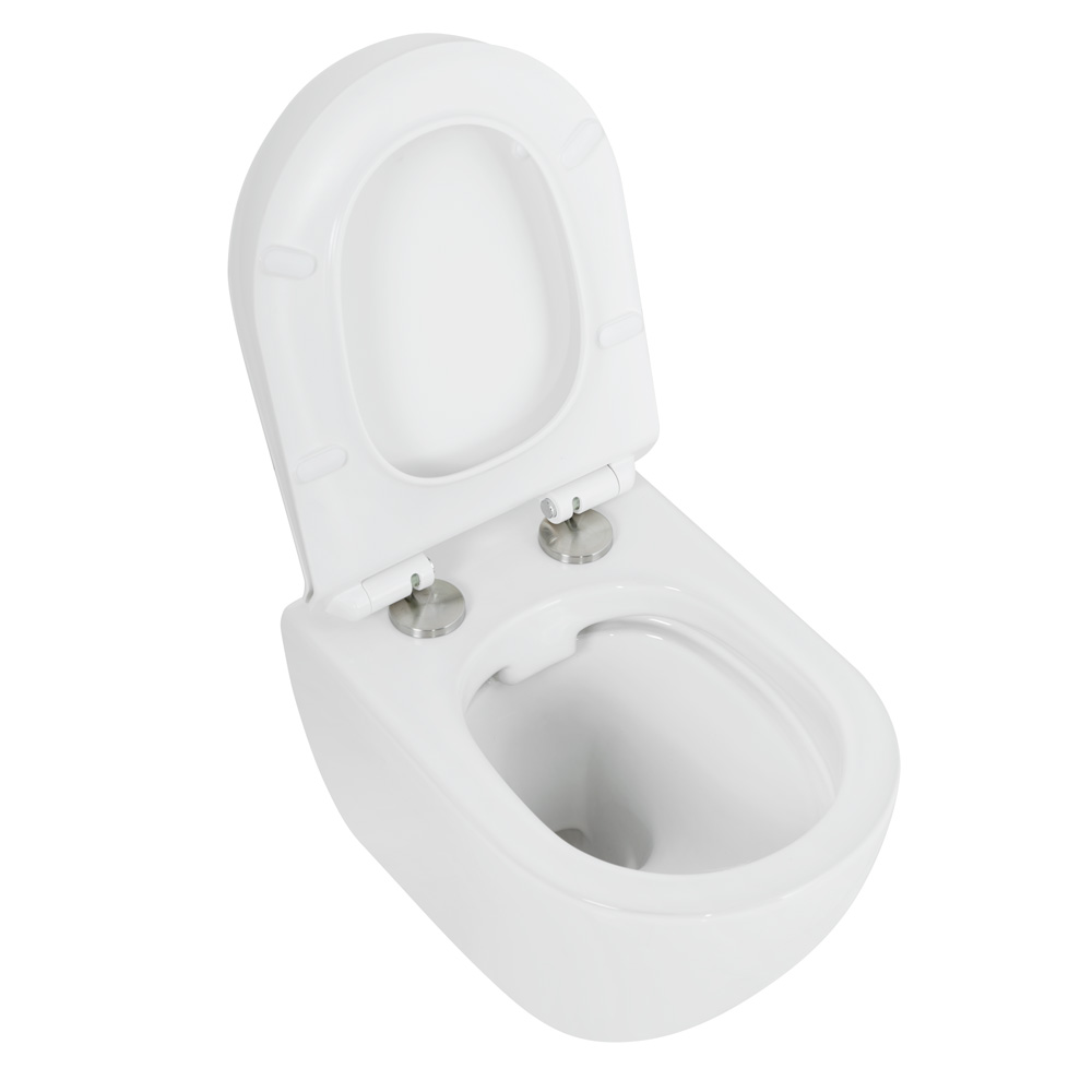 Унитаз подвесной Cezares STYLUS CZR-513-TH-R безободковый с сиденьем CZR-2011-SC