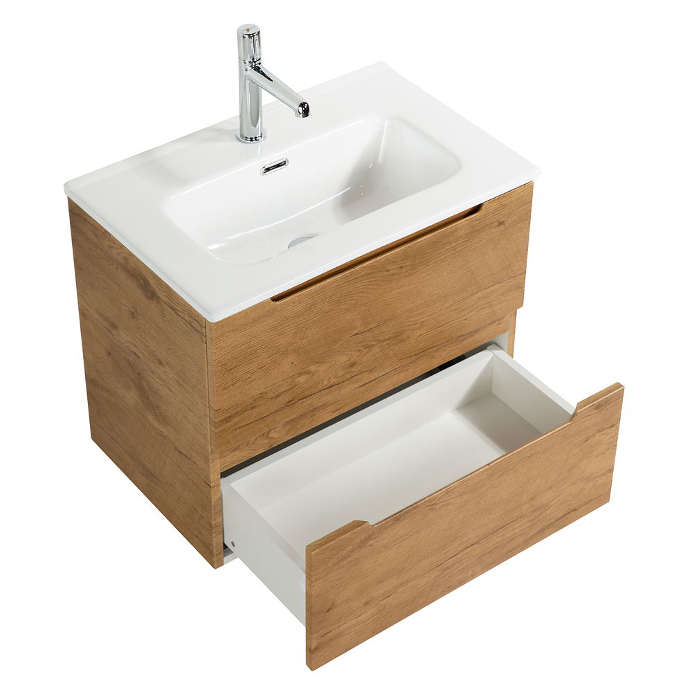 Тумба подвесная с раковиной BelBagno ETNA39-600/390-2C-SO-RN-P+BB600/390ETL