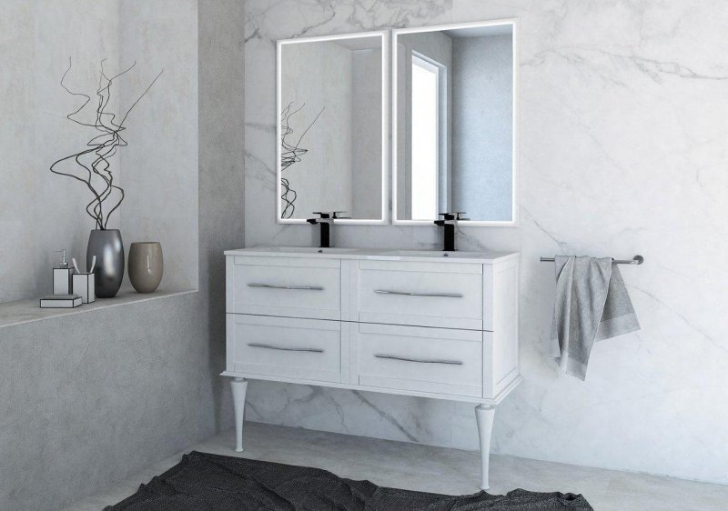 купить Мебель для ванной CEZARES TIFFANY 120 Bianco opaco 