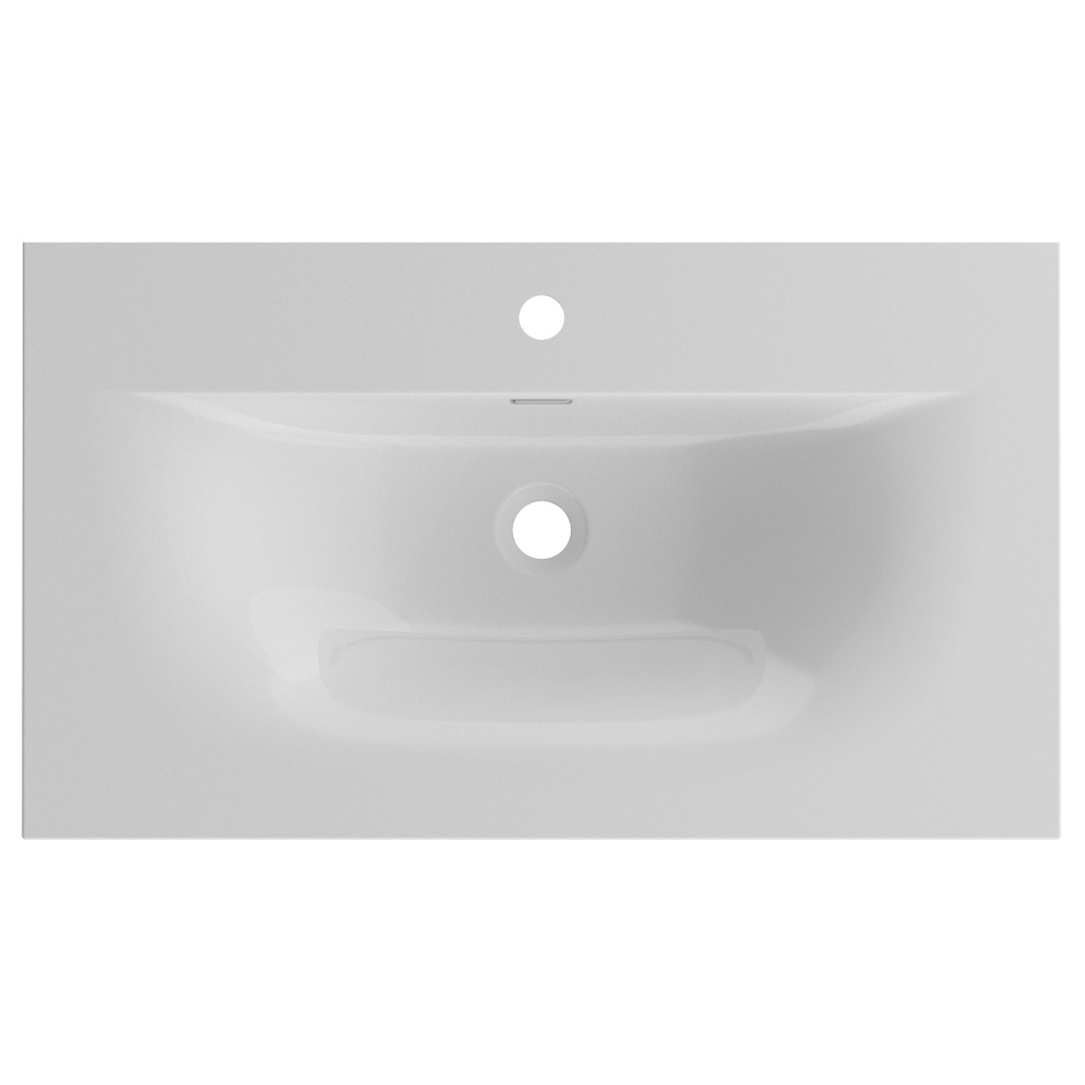 Тумба с раковиной подвесная BelBagno UNO-900-2C-SO-AO Голубой матовый, раковина белая BB-8099-90