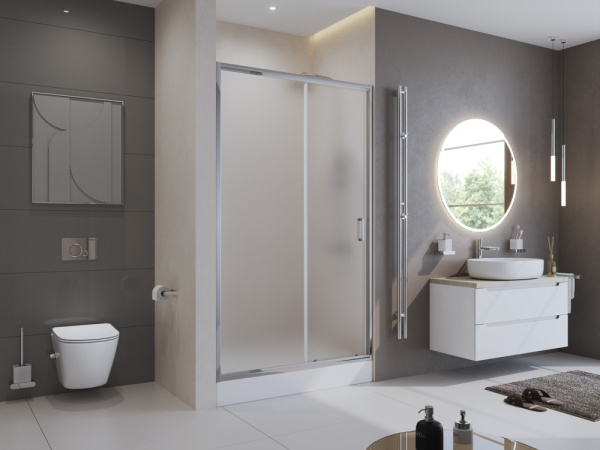 Дверь в проём BelBagno UNO-195-BF-1-155-P-Cr