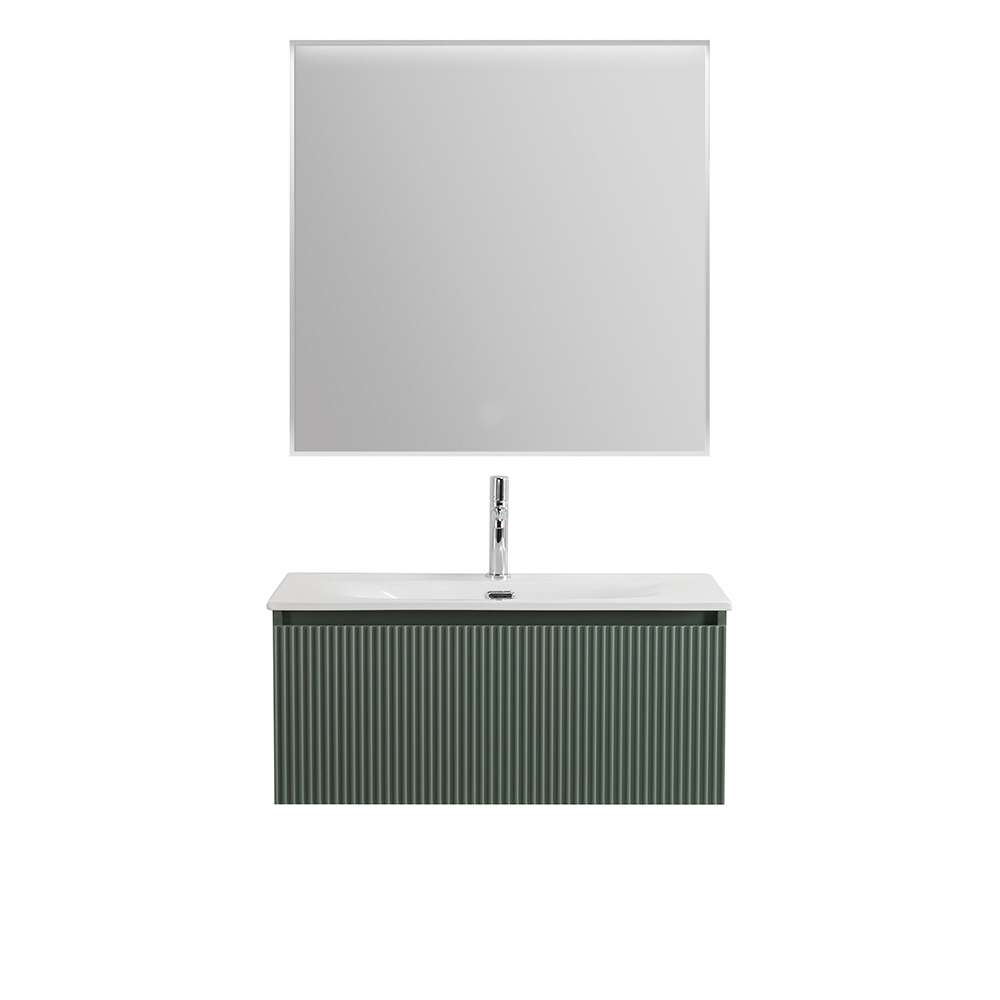 Тумба с раковиной подвесная BelBagno UNO-800-1C-SO-VO Еловый матовый, раковина белая BB-8099-80