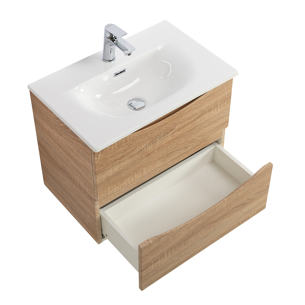 Тумба под раковину подвесная BelBagno MARINO-CER-MINI-600-2C-SO-WO-P