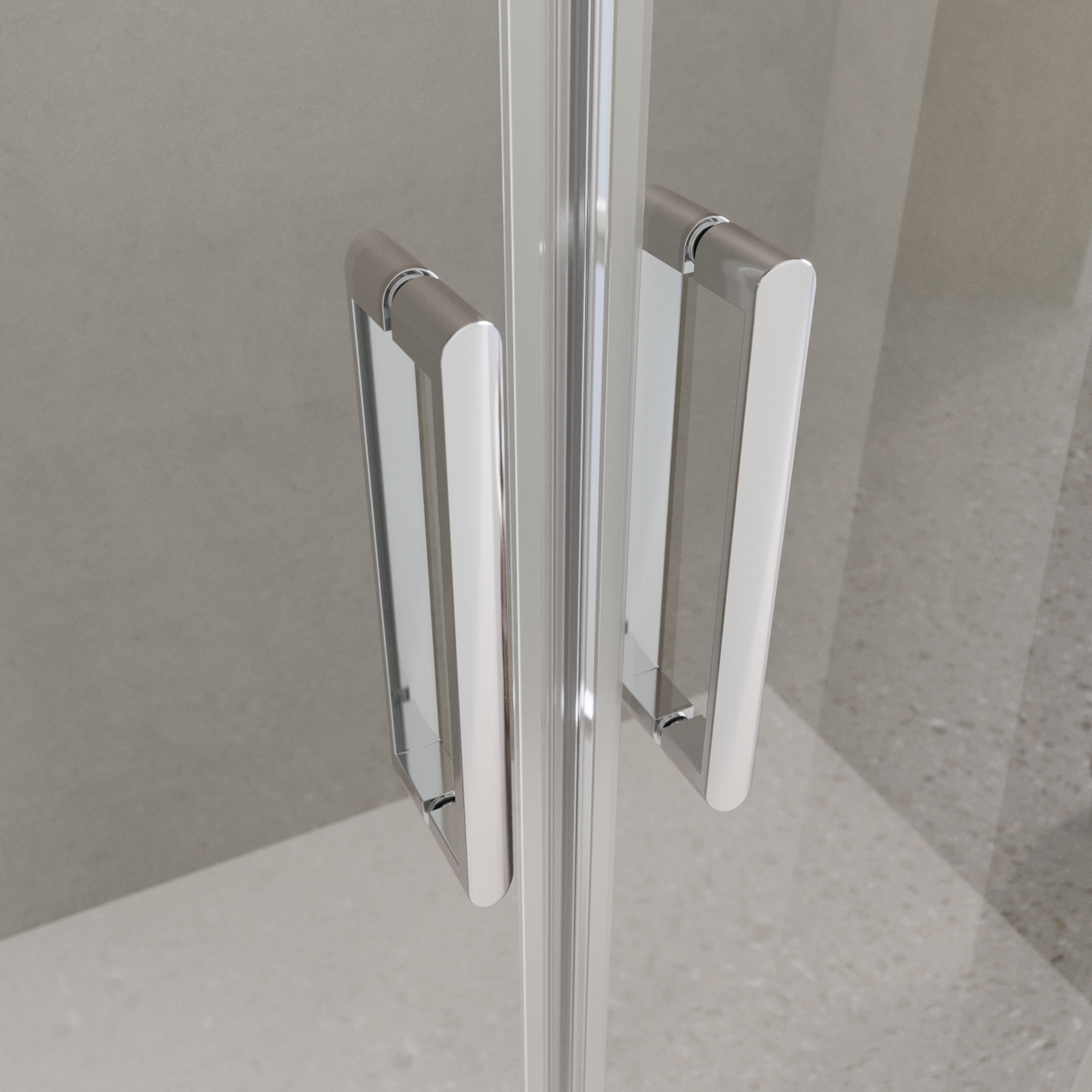 Дверь в проём BelBagno LUCE-BF-2-150-C-Cr