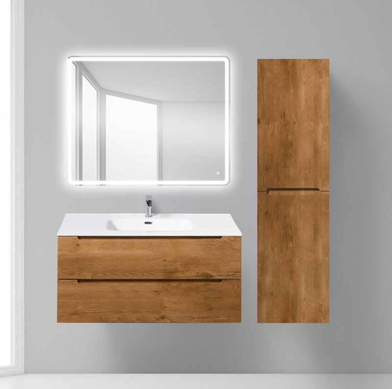 Мебель для ванной комнаты BelBagno ETNA Rovere Nature 100 см ETNA-1000-2C-SO-RN-P