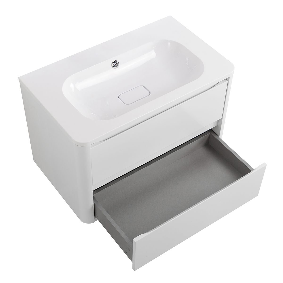 Мебель для ванной Cezares RELAX 80 Bianco Lucido RELAX-800-2C-SO-BL