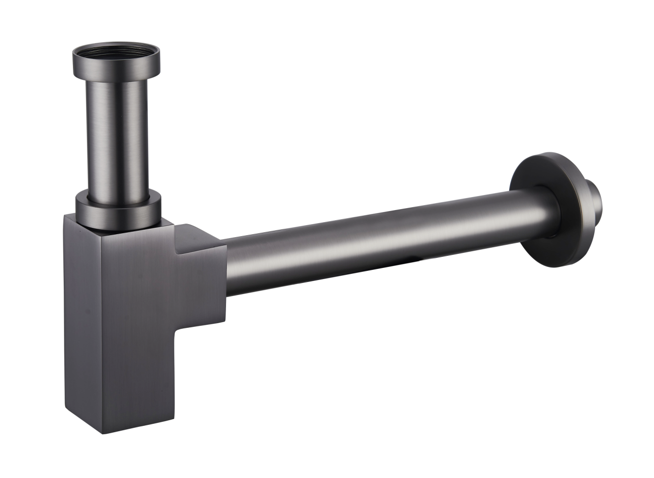 Сифон BelBagno BB-SMQ2-GM Оружейная сталь