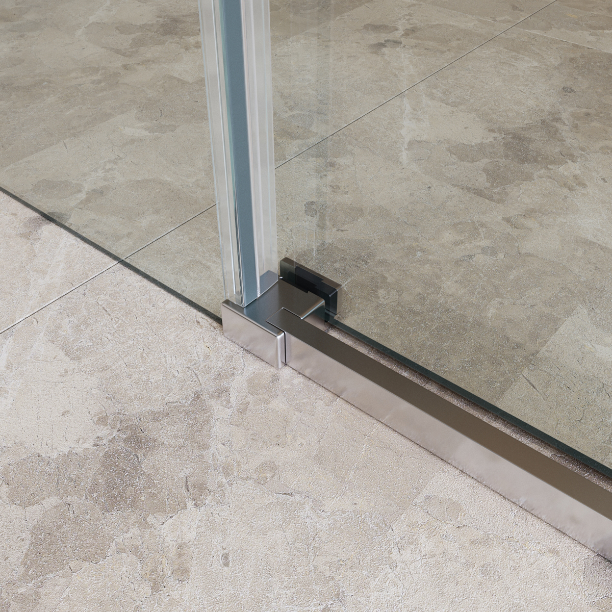 Душевой уголок 120*80см BelBagno SOFT_CLOSE-1-AH-1-120/80-C-Cr профиль хром, стекло прозрачное