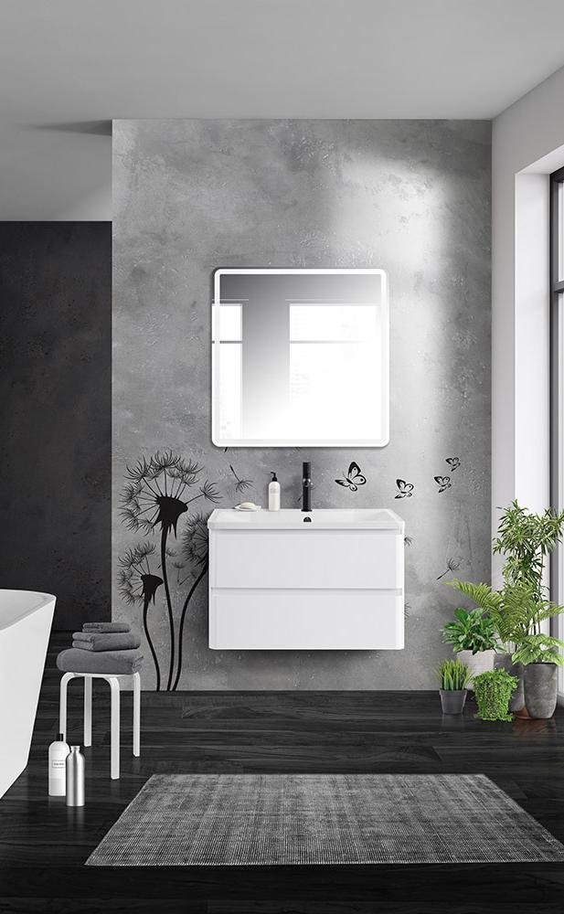 Тумба подвесная под раковину BelBagno ALBANO-800-2C-SO-BL