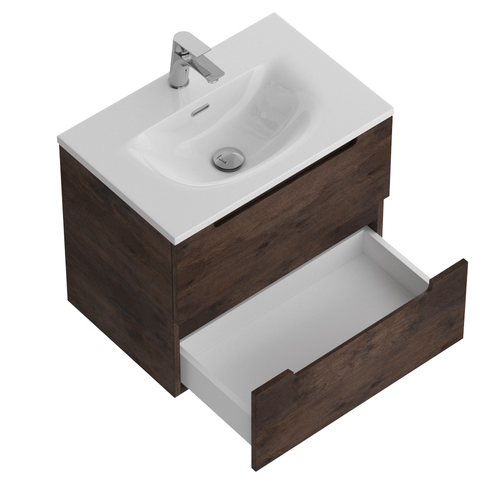 Тумба подвесная с раковиной BelBagno ETNA39-600/390-2C-SO-RW-P+BB-8099-3-60