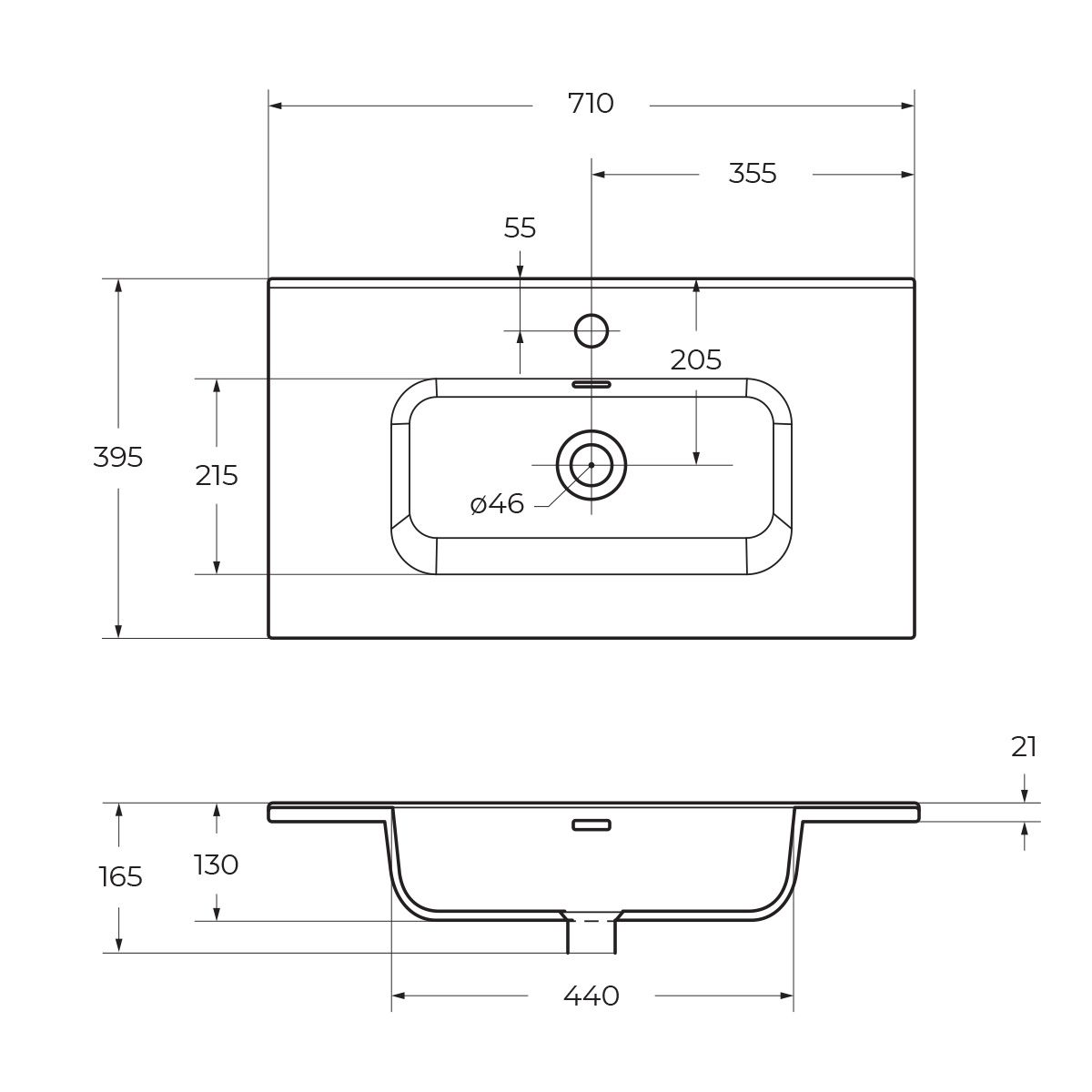 Тумба напольная с раковиной BelBagno KRAFT39-700/390-2C-PIA-RT