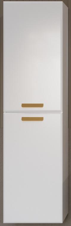 купить Пенал подвесной Cezares ECO-1500-2A-SC-BO белый матовый с ручками RS156SG.3/96 cатиновое золото 