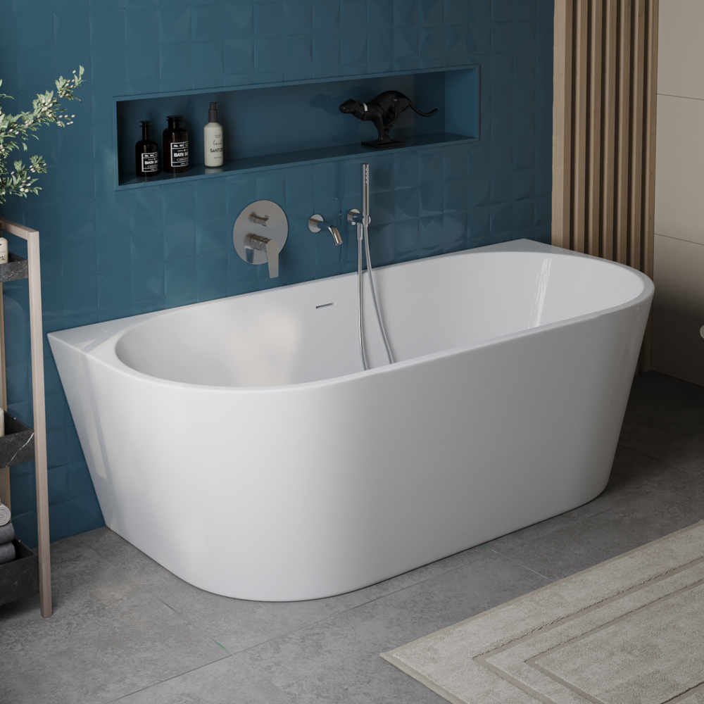 купить Ванна пристенная BelBagno BB710-1500-750 