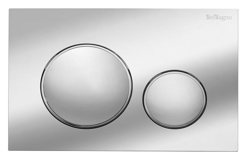 купить Кнопка смыва BelBagno BB-17C-CRM цвет хром 