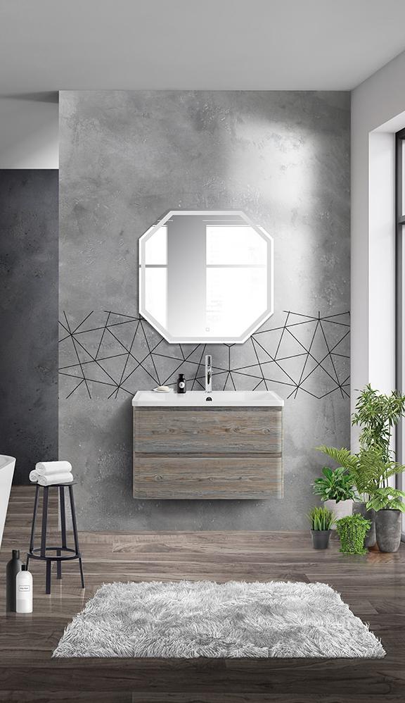Тумба подвесная под раковину BelBagno ALBANO-800-2C-SO-PS