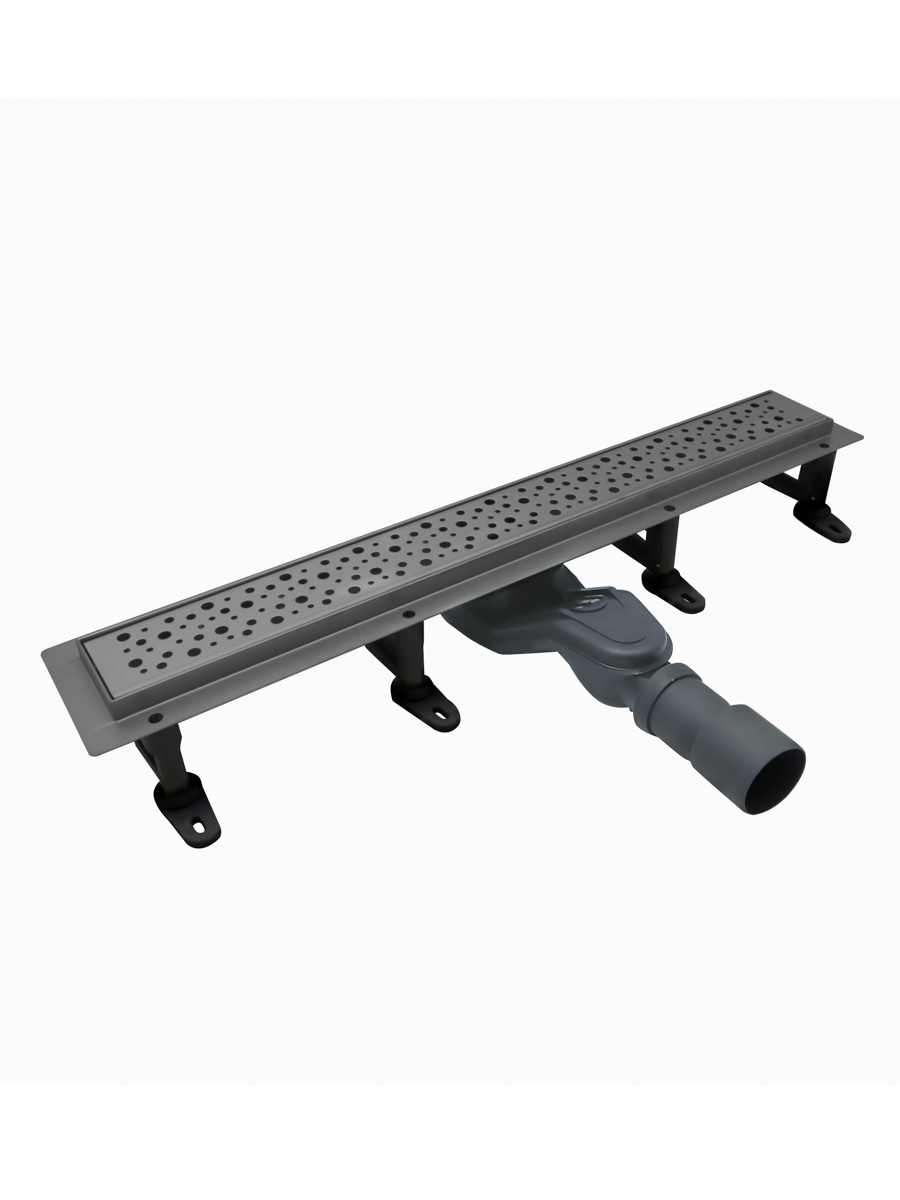 Душевой лоток CEZARES SLIDER-LD-80-GM оружейная сталь