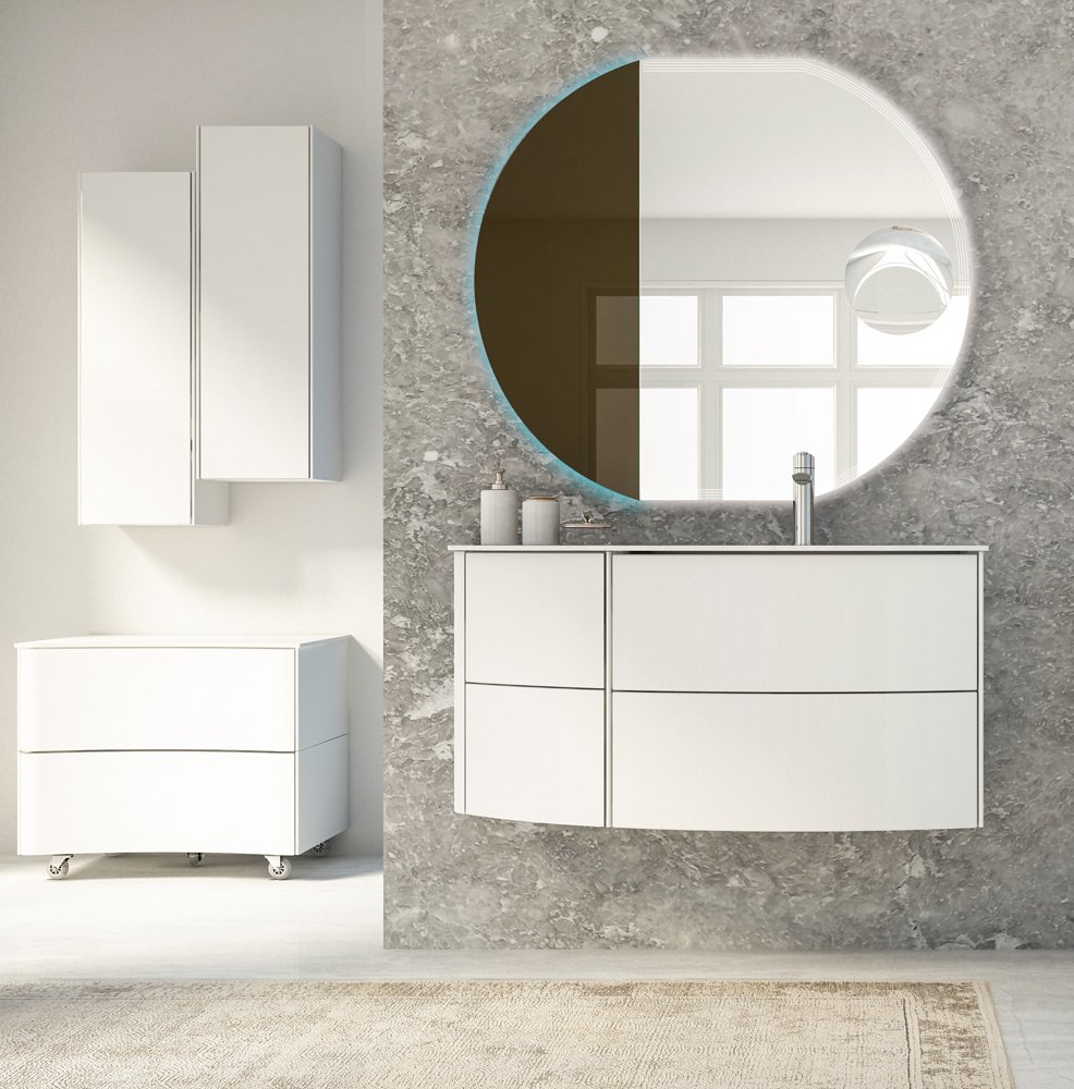 Мебель для ванной CEZARES SOHO 90 см Bianco Opaco