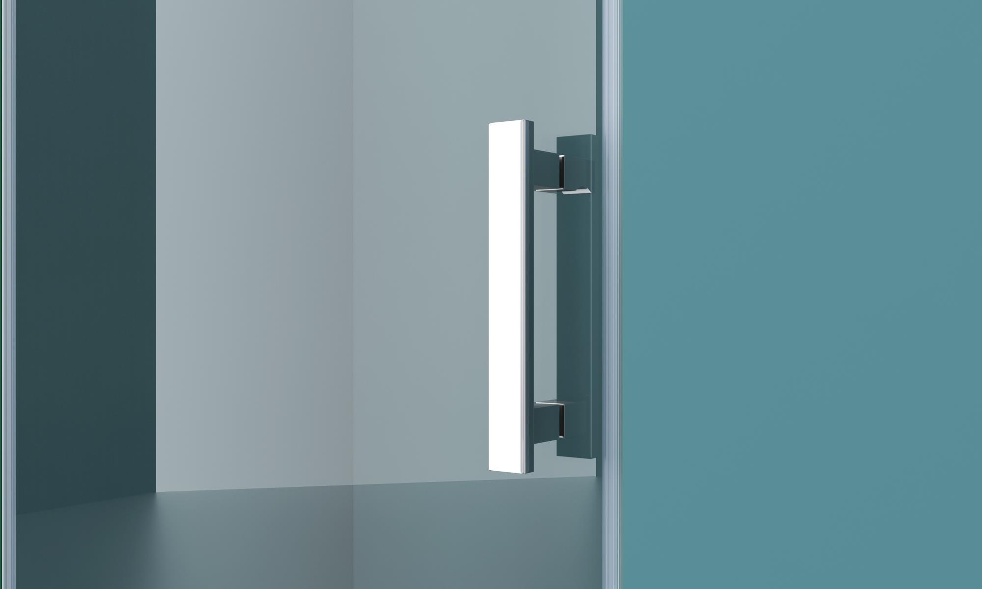 Душевая дверь BelBagno KRAFT-B-12-60/60-C-Cr-R