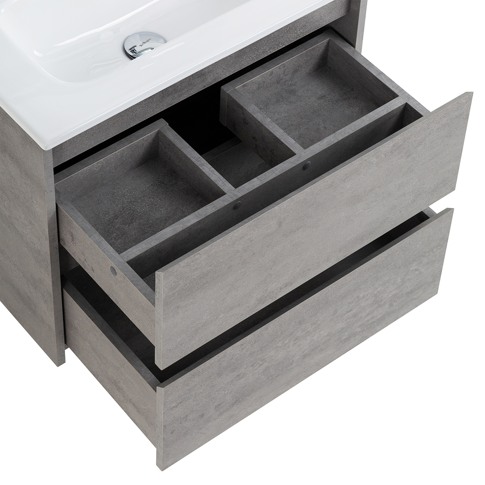 Тумба подвесная с раковиной BelBagno KRAFT 39-700/390-2C-SO-CG