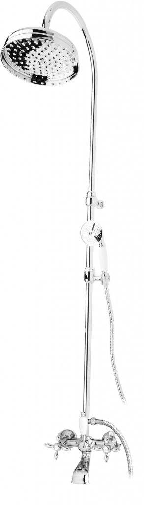 купить Душевая колонна со смесителем для ванной, верхним и ручным душем CEZARES NOSTALGIA-CVD-01-Bi 