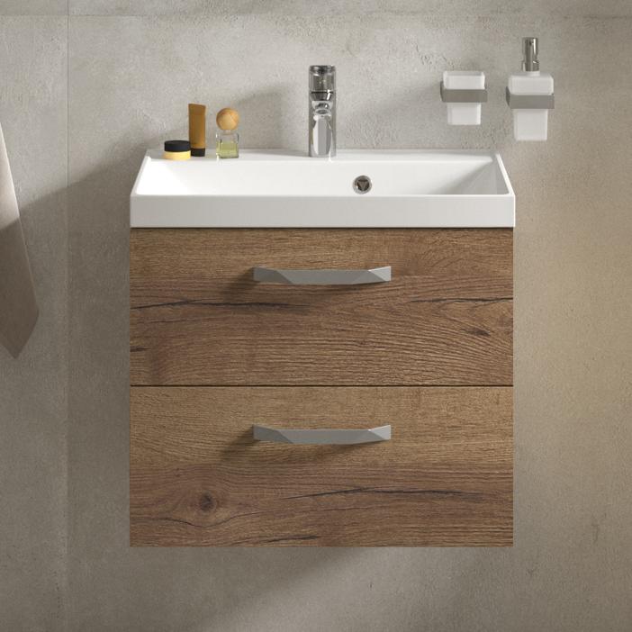 Тумба с раковиной BelBagno AURORA-600-2C-SO-RT