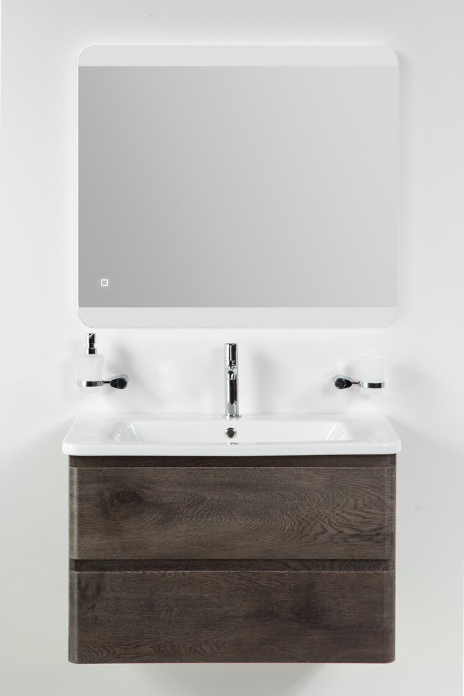 купить Тумба подвесная с керамической раковиной BelBagno ALBANO-CER-800-2C-SO-RNG 