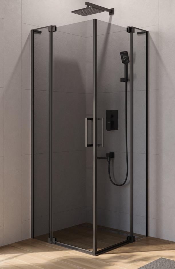 купить Душевой уголок Cezares SLIDER-AH-2-70/80-80/90-GRIGIO-NERO 
