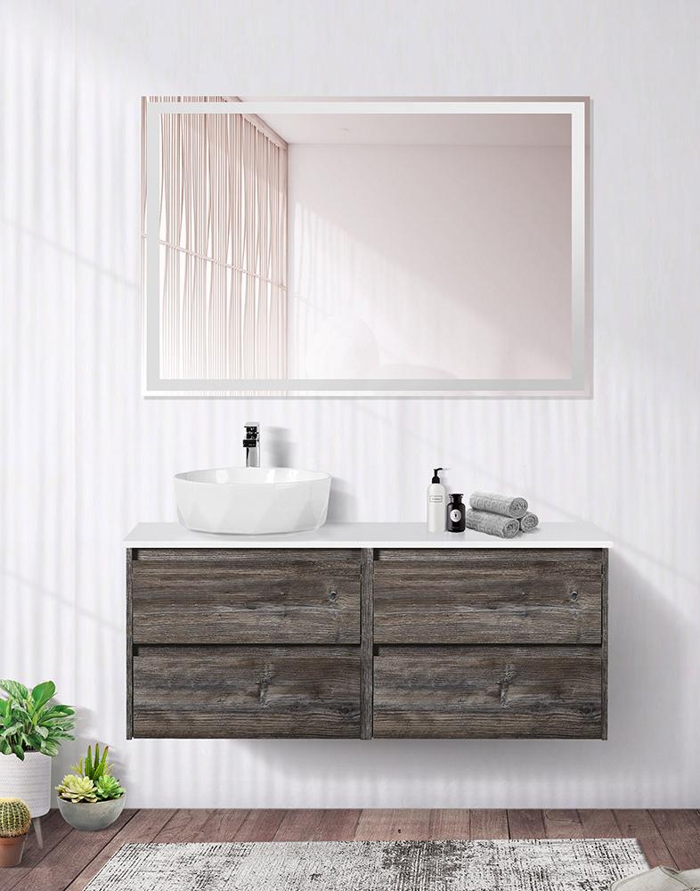 Мебель для ванной комнаты со столешницей BelBagno KRAFT-1200 Pino Pasadena