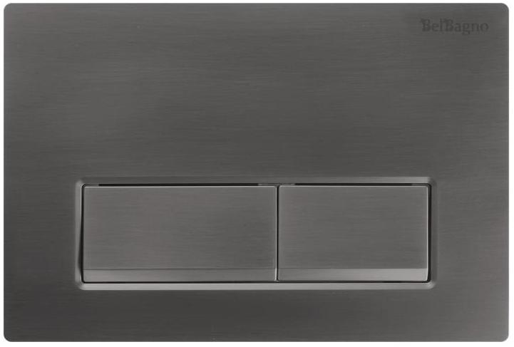 Кнопка смыва BelBagno BB-15R-GM цвет оружейная сталь